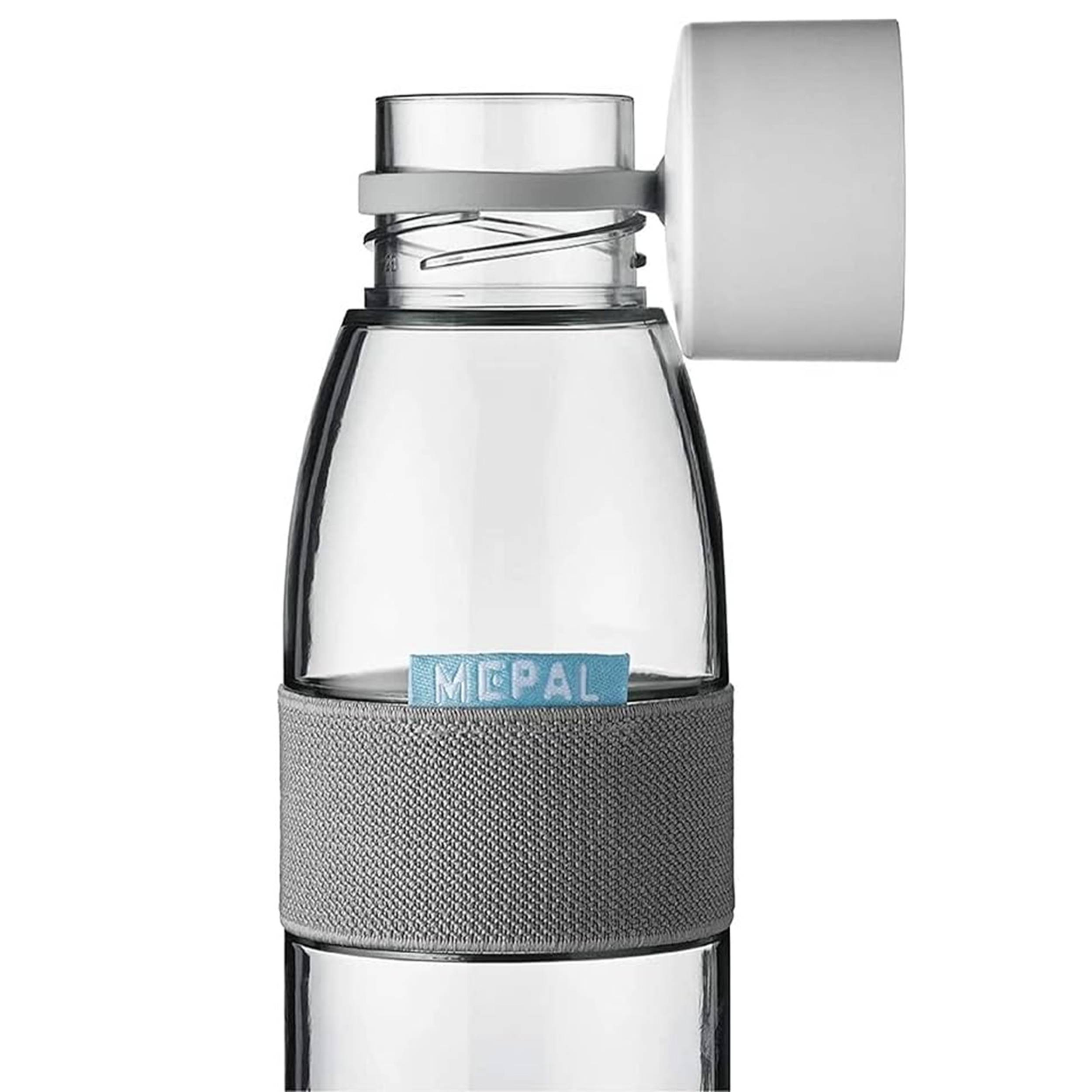 Mepal - Take a Break large + Trinkflasche Ellipse 700 ml - Nordic Blue - Lunchbox mit Trennwand - ideal für Mealprep-kohlensäuregeeignet -auslaufsic