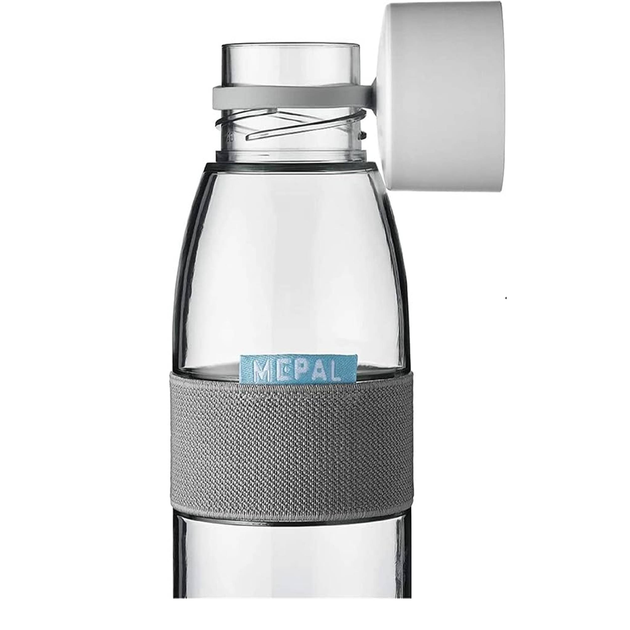 Mepal - Take a Break midi + Trinkflasche Ellipse 500 ml - Vivid Blue - Lunchbox mit Trennwand - ideal für Mealprep-kohlensäuregeeignet -auslaufsiche