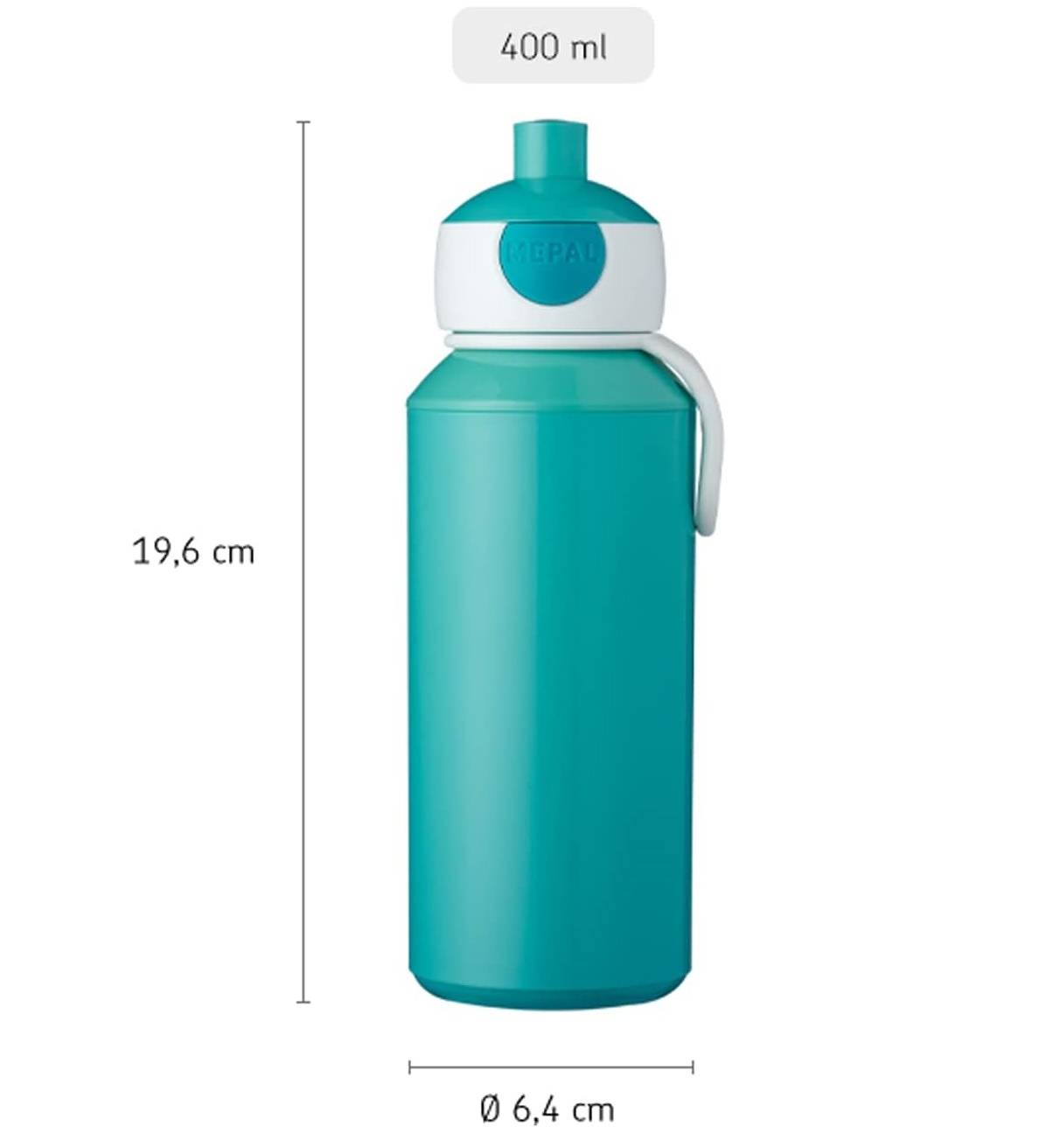 Mepal Trinkflasche Pop-up 400 ml Campus Kinderflasche - Paw Patrol Girls