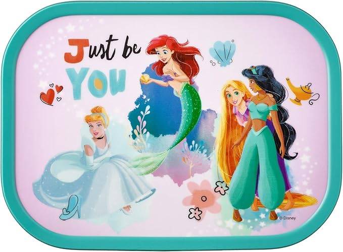 Mepal - Lunchbox Campus - Bento Lunchbox für Kinder - Brotdose mit Bento-Fach & Gabel - Meal Prep Box mit Clip-Verschluss - BPA-frei & Spülmaschinen