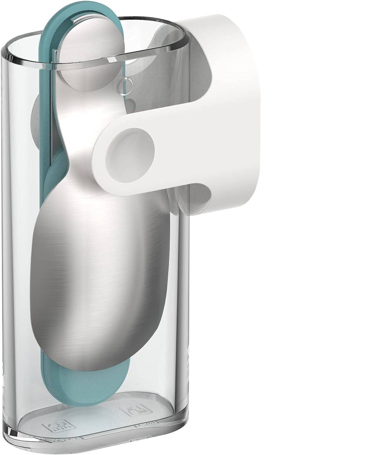 Mepal 107645574500 Faltbarer Löffel Ellipse Nordic red wiederverwendbar Besteck für unterwegs ideal für Müslibecher to go-spülmaschinengeeigne