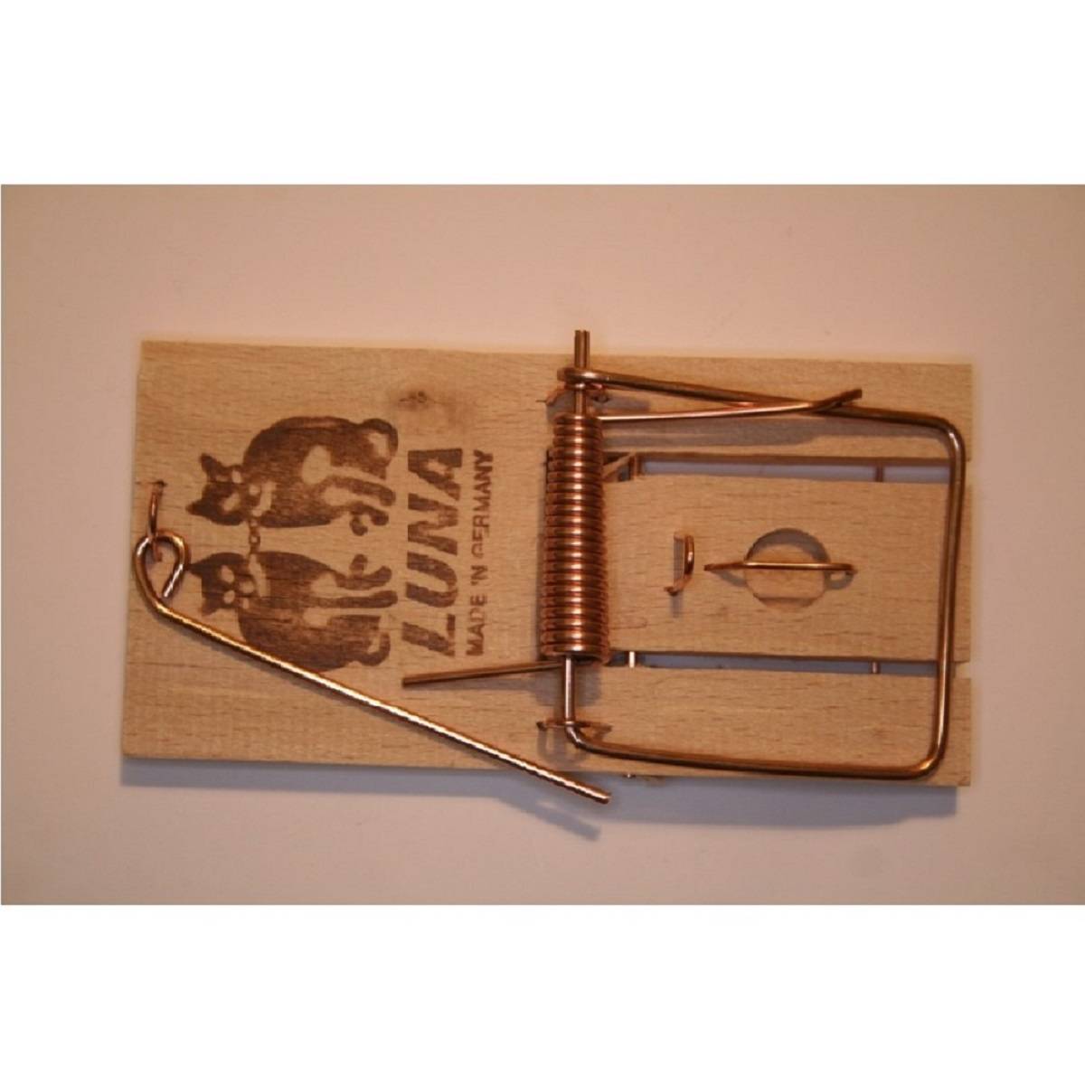 Neustanlo - Duo Pack Mäusefallen aus Holz - Schlagfalle, Schnappfalle, Hohe Schlagkraft - Leicht zu verwenden