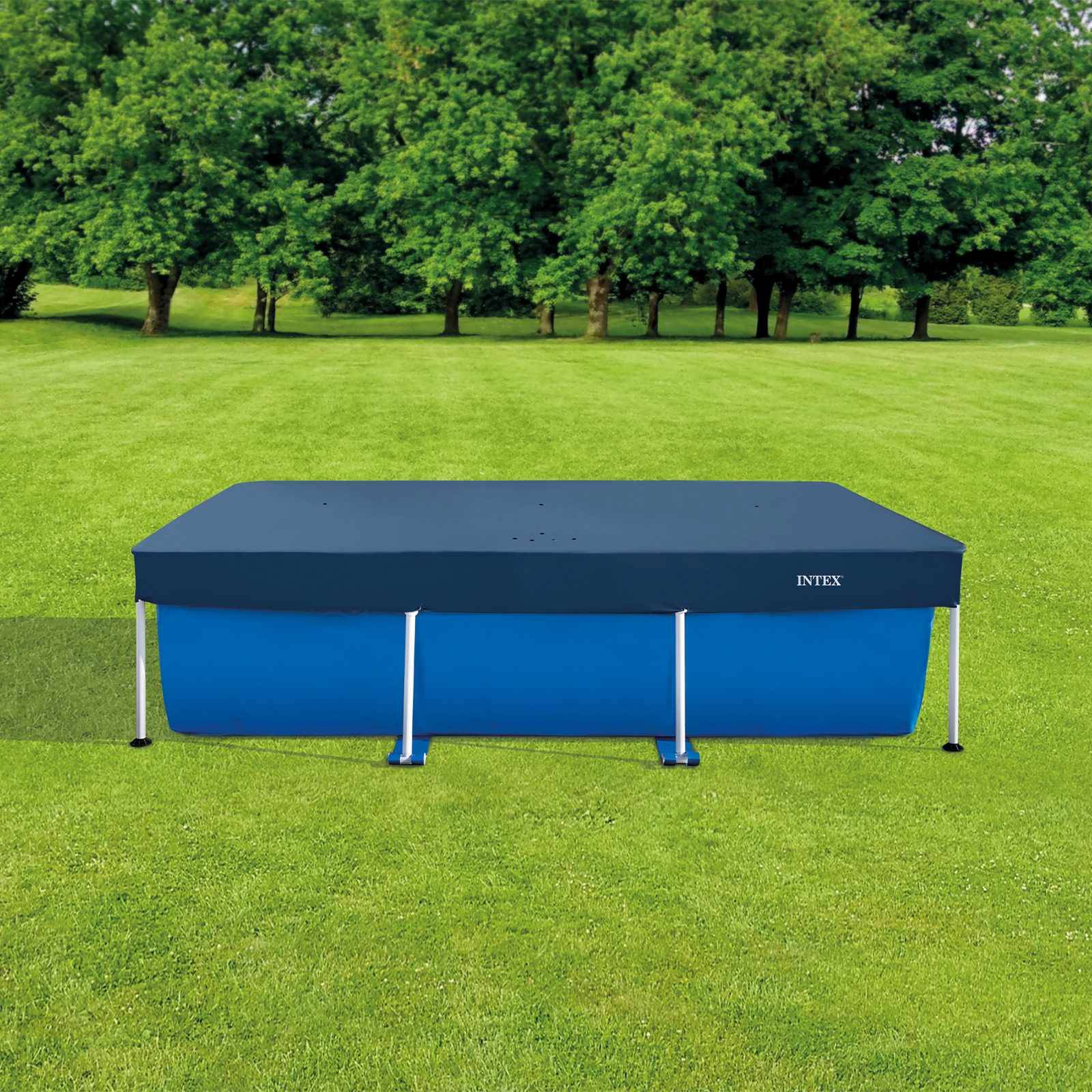 INTEX Poolabdeckung 260 x 160 cm Rechtwinklig PVC und PP