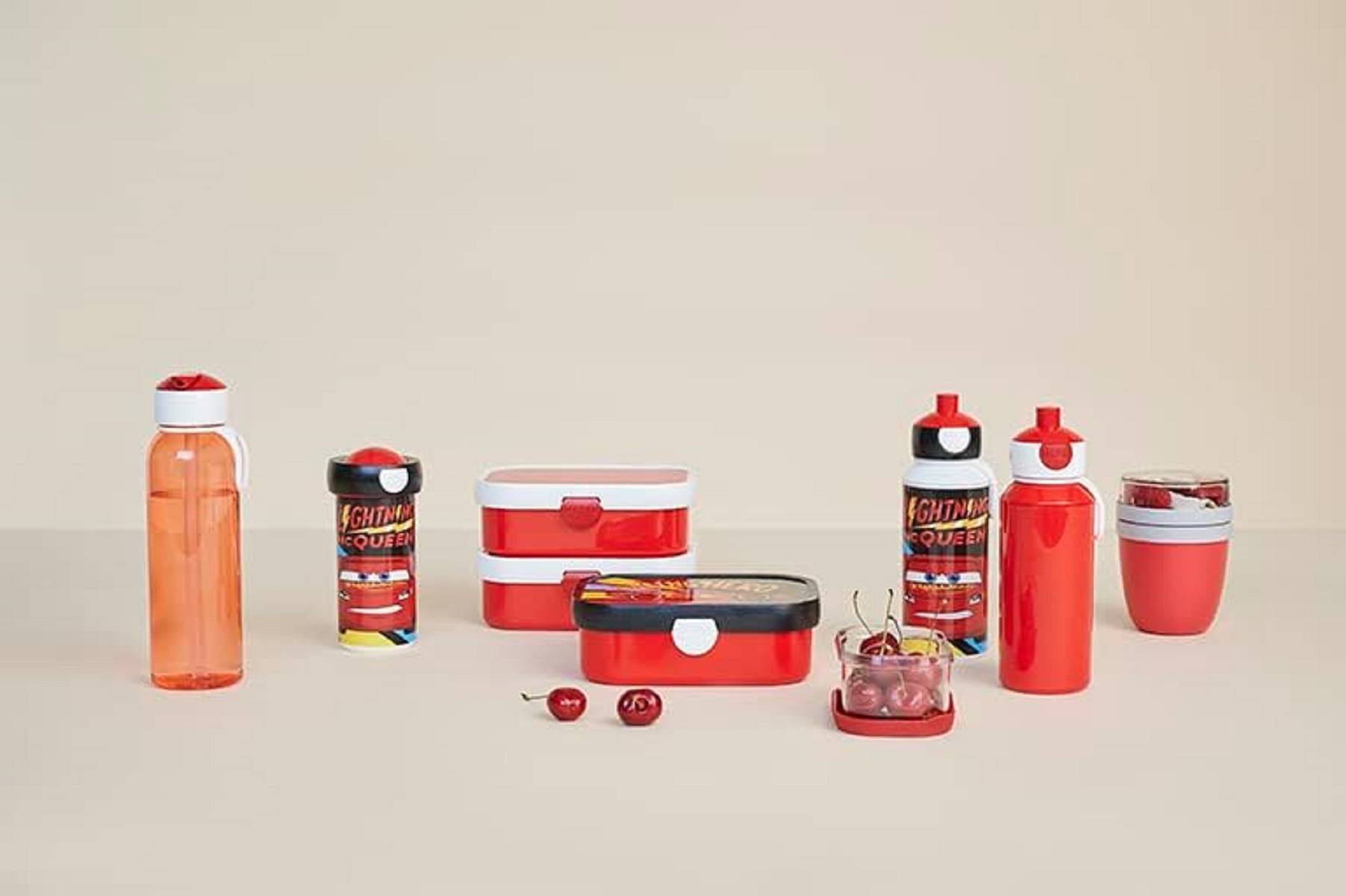 Mepal - Lunchbox Campus - Bento Lunchbox für Kinder - Brotdose mit Bento-Fach & Gabel - Meal Prep Box mit Clip-Verschluss - BPA-frei & Spülmaschinen