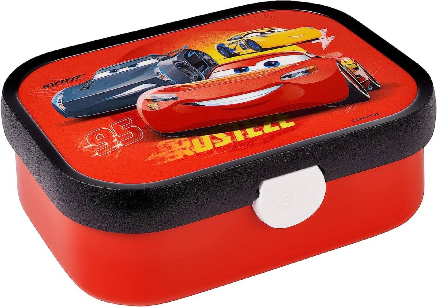 Mepal - Lunchbox Campus - Bento Lunchbox für Kinder - Brotdose mit Bento-Fach & Gabel - Meal Prep Box mit Clip-Verschluss - BPA-frei & Spülmaschinen