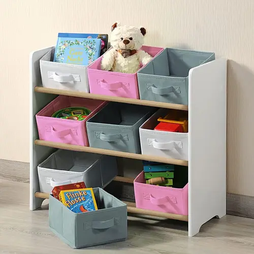 Kesper | Kindertisch Set mit 2 Stühlen und Aufbewahrungsregal | Faserplatte/Holz | Farbe: Weiß Kesper | Kindertisch Set mit 2 Stühlen und Aufbewahrungsregal | Faserplatte/Holz | Farbe: Weiß
