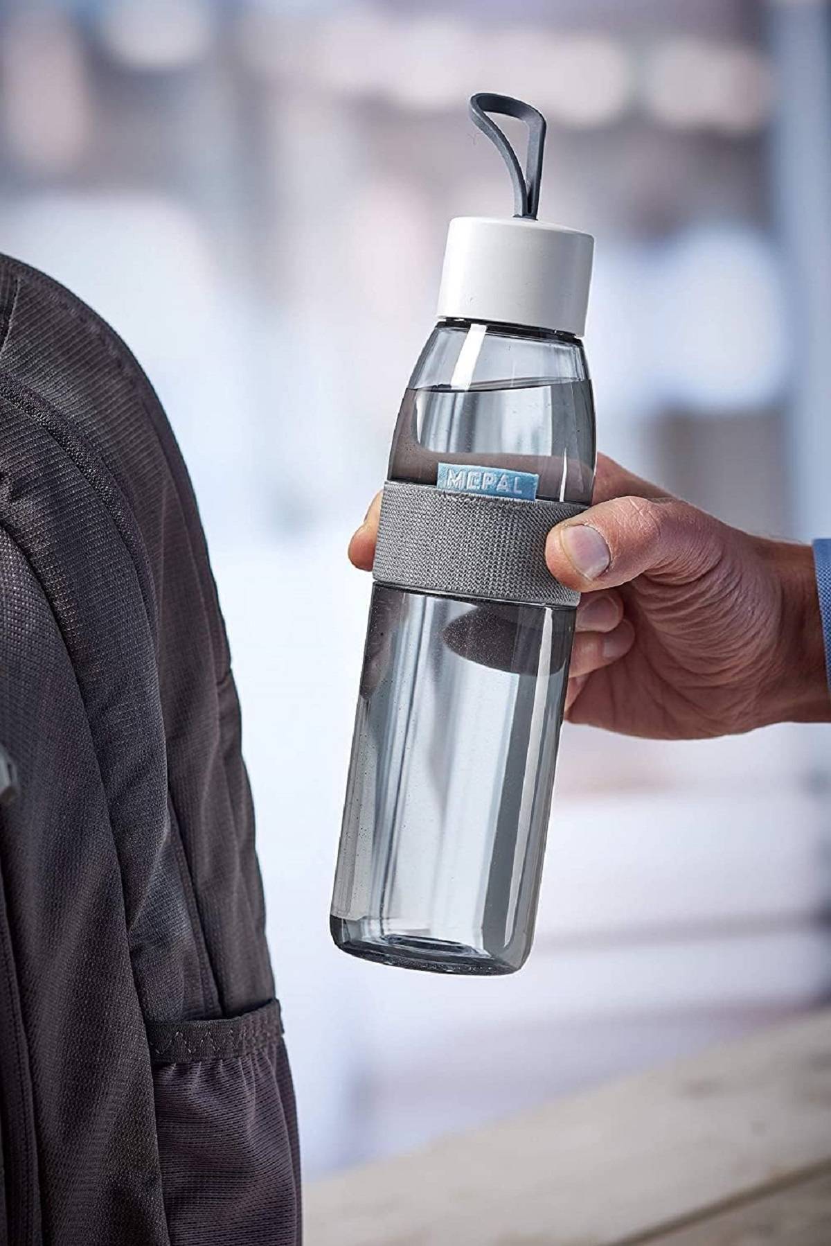 Mepal  Duo Pack Trinkflasche Ellipse Vivid Blue  500 & 700 ml Inhalt  auch für kohlensäurehaltige Getränke  bruchfestes Material - auslaufs