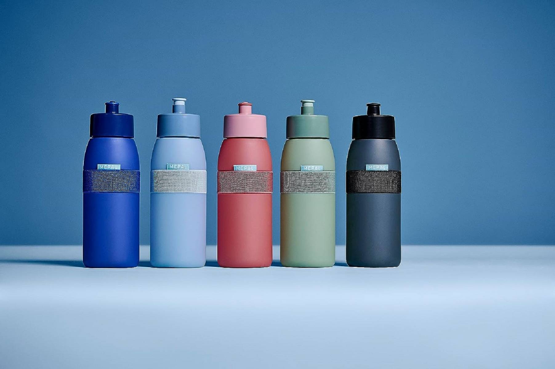 Mepal - Sportflasche Ellipse - Praktische Wasserflasche für Sport, Gym & Freizeit - Sport Trinkflasche mit weichem Ausgießer - Spülmaschinenfest