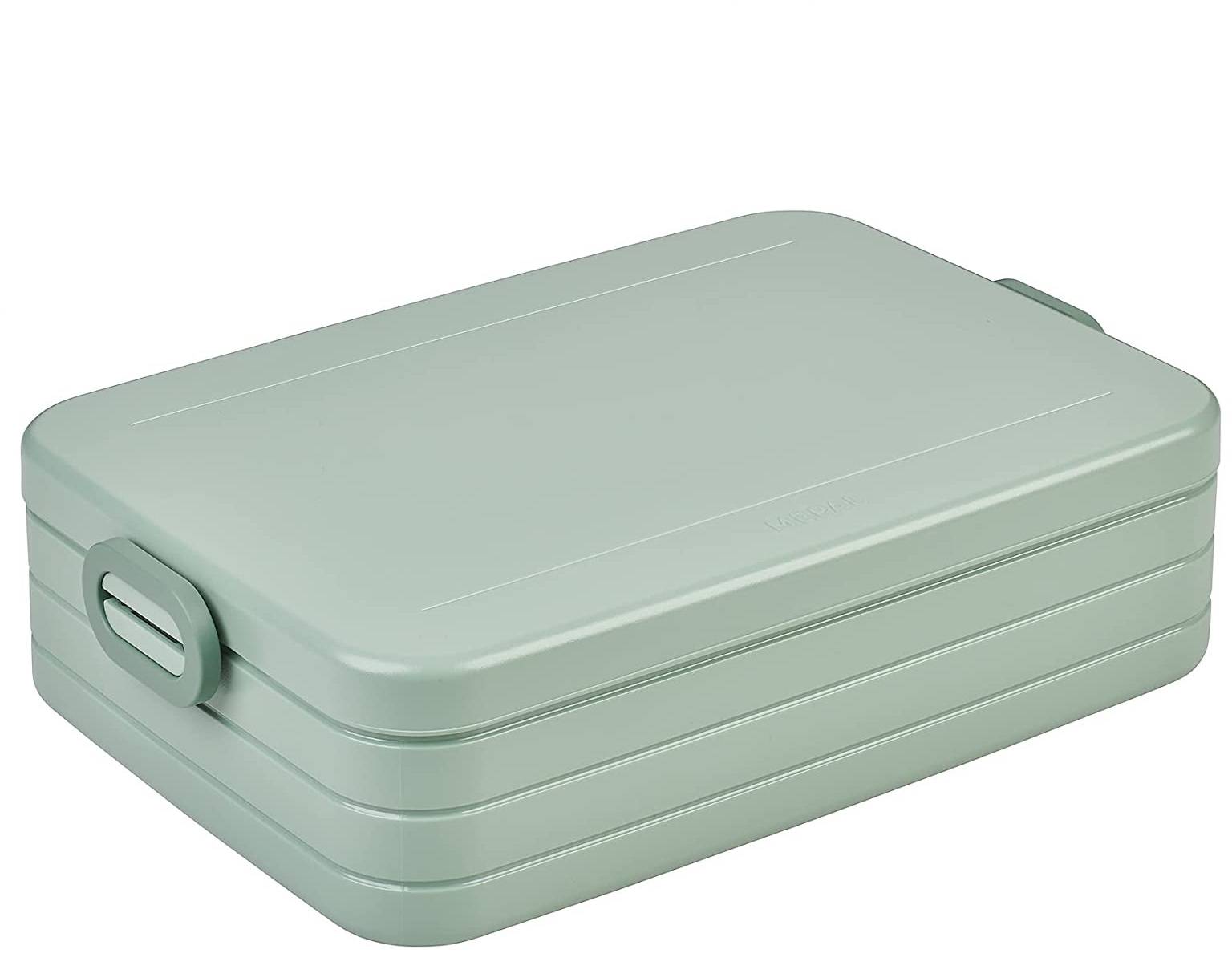 Mepal - Lunchbox Take A break large - Brotdose mit Fächern - Geeignet fur bis zu 8 butterbrote - Ideal für mealprep - 1500 ml - Nordic sage