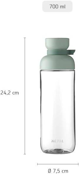 Mepal Trinkflasche Mepal Vita - Wasserflasche - Flasche für Uni, Arbeit, Fitness, Outdoor, Job - Stoßfest, Auslaufsicher - BPA-frei & Spülmaschinen