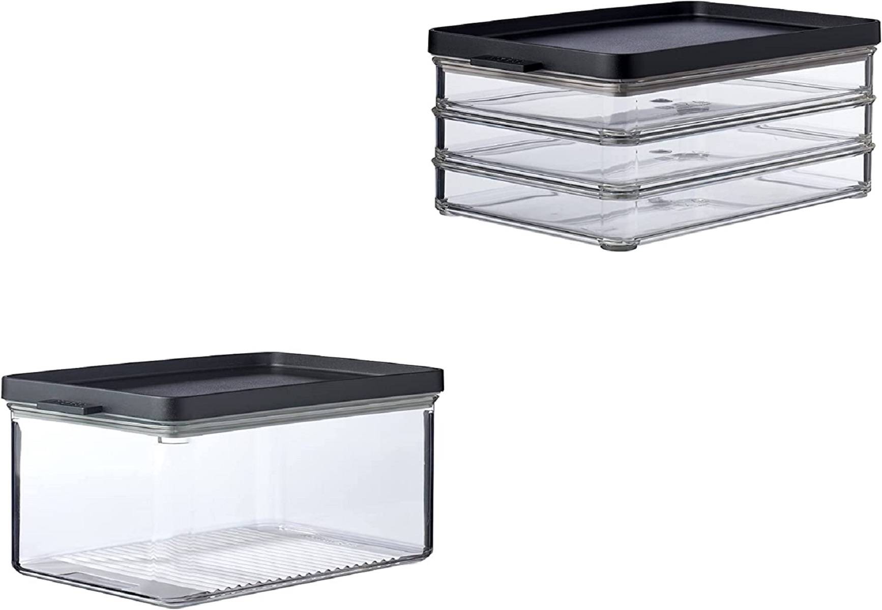 Mepal 2-tlg. Frischhaltedosen Starter-Set Meat and Cheese Omnia Vorratsdose - Käsedose - ideal für die Aufbewahrung von Lebensmitteln - Luftdicht