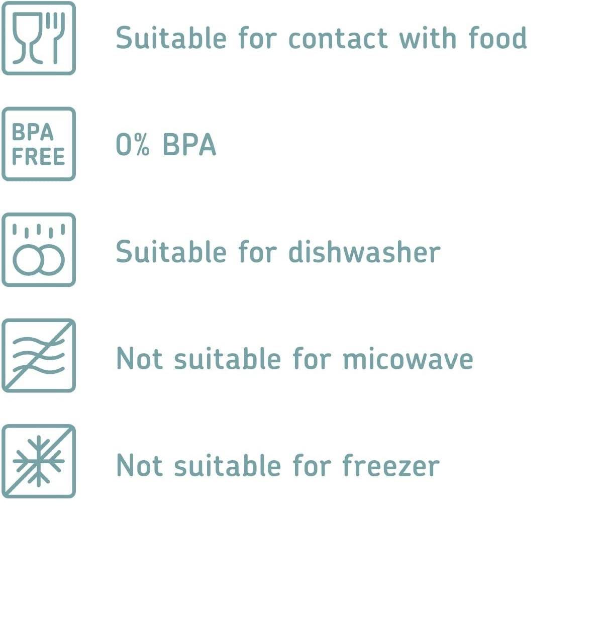 Mepal Omnia Kühlschrankdose, Butadien (ABS), Styrol-Acrylnitril (SAN), Thermoplastische Elastomere (TPE), Nordic White, Länge: 230 mm, Breite: 149
