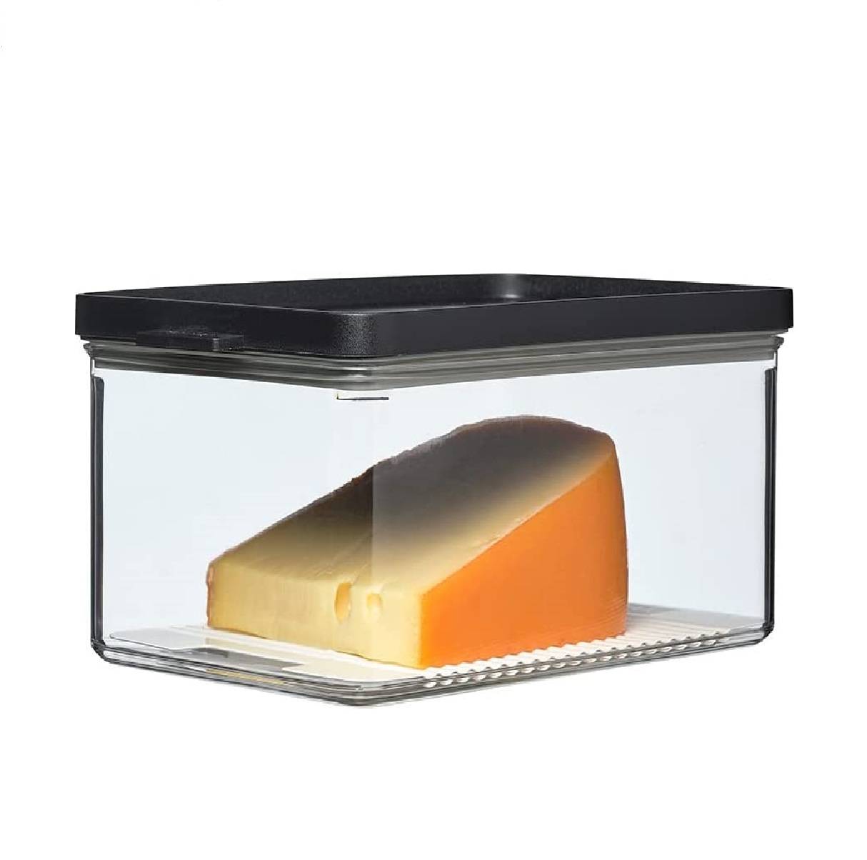 Mepal Omnia Kühlschrankdose, Butadien (ABS), Styrol-Acrylnitril (SAN), Thermoplastische Elastomere (TPE), Nordic Black, Länge: 230 mm, Breite: 149