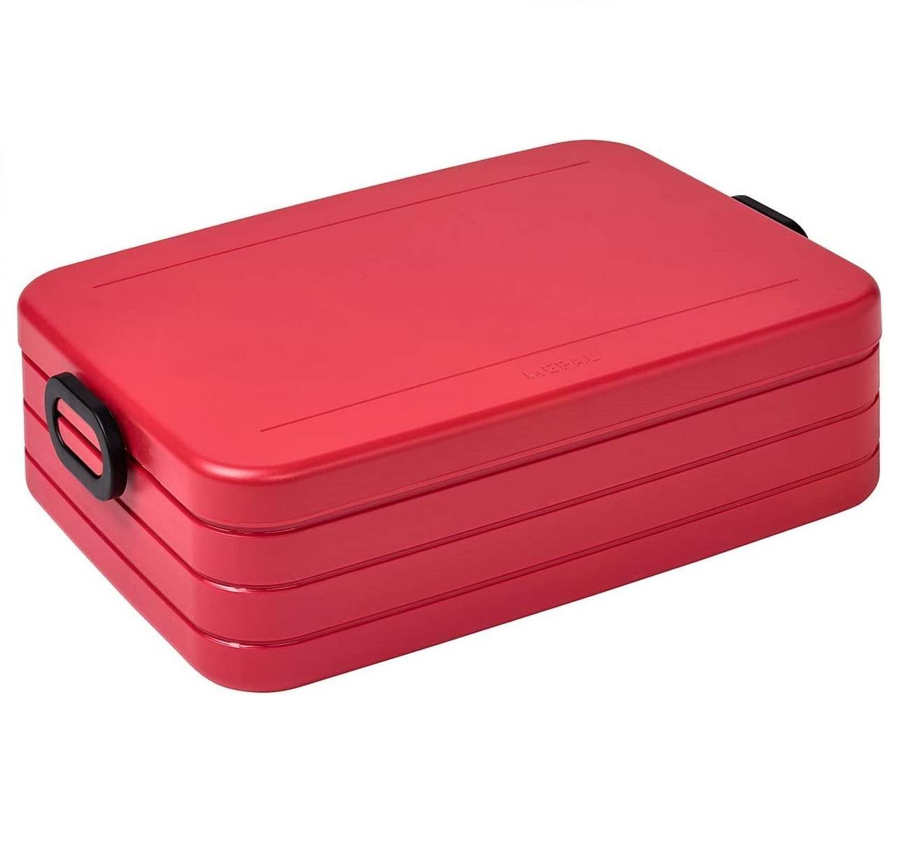 Mepal - Lunchbox Take A break large - Brotdose mit Trennwand - Geeignet für bis zu 8 butterbrote - 1500 ml - Nordic Red