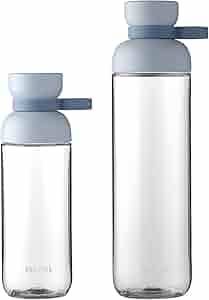 Mepal Trinkflaschen Vita - Wasserflaschen Duo Pack - Flaschen für Uni, Arbeit, Fitness, Outdoor, Job - Stoßfest, Auslaufsicher - BPA-frei & Spülmas