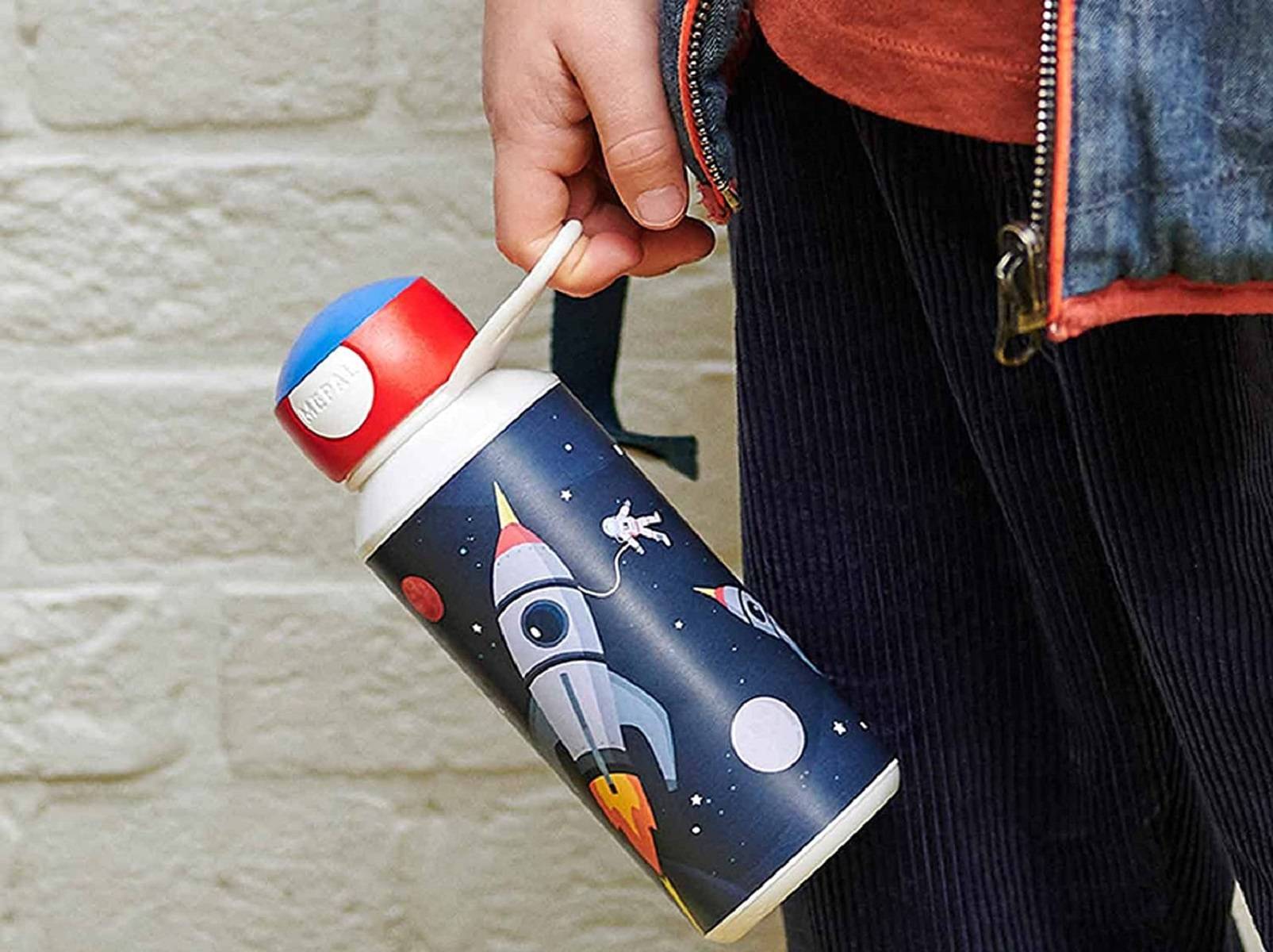 Mepal Trinkflasche Pop-up 400 ml Campus Kinderflasche - Motiv, Artikelnummer, Farbe (Cars Go)