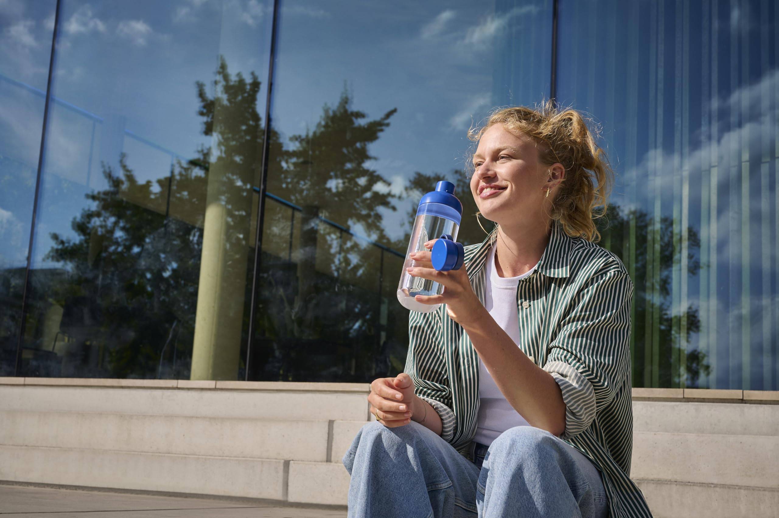 Mepal Trinkflasche Mepal Vita - Wasserflasche - Flasche für Uni, Arbeit, Fitness, Outdoor, Job - Stoßfest, Auslaufsicher - BPA-frei & Spülmaschinen