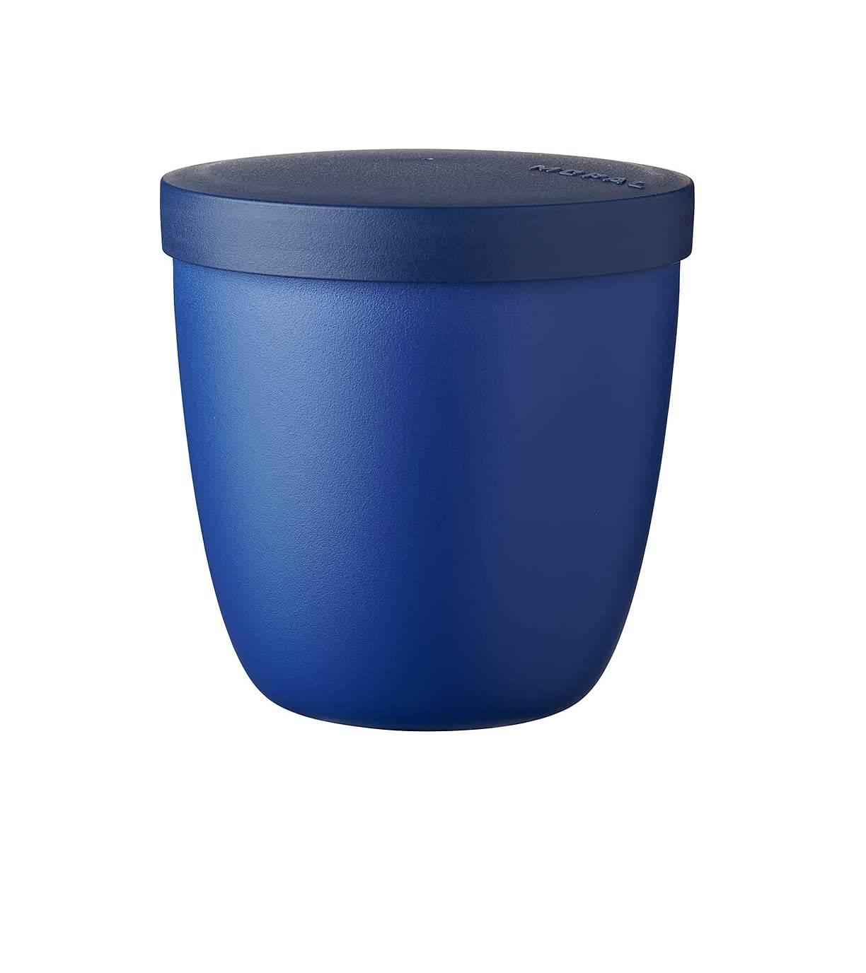 Mepal - Snackpot Ellipse - Praktischer Behälter zur Aufbewahrung & für Transport von Lebensmittel - Vivid blue