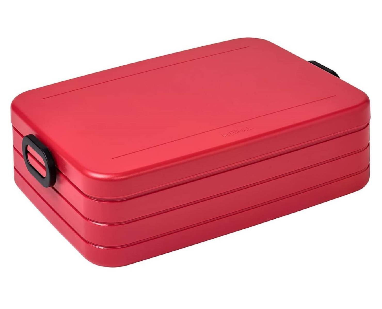 Mepal Bento-Lunchbox Take A Break Nordic Red large – Brotdose mit Fächern, geeignet für bis zu 8 Butterbrote, 1500 ml
