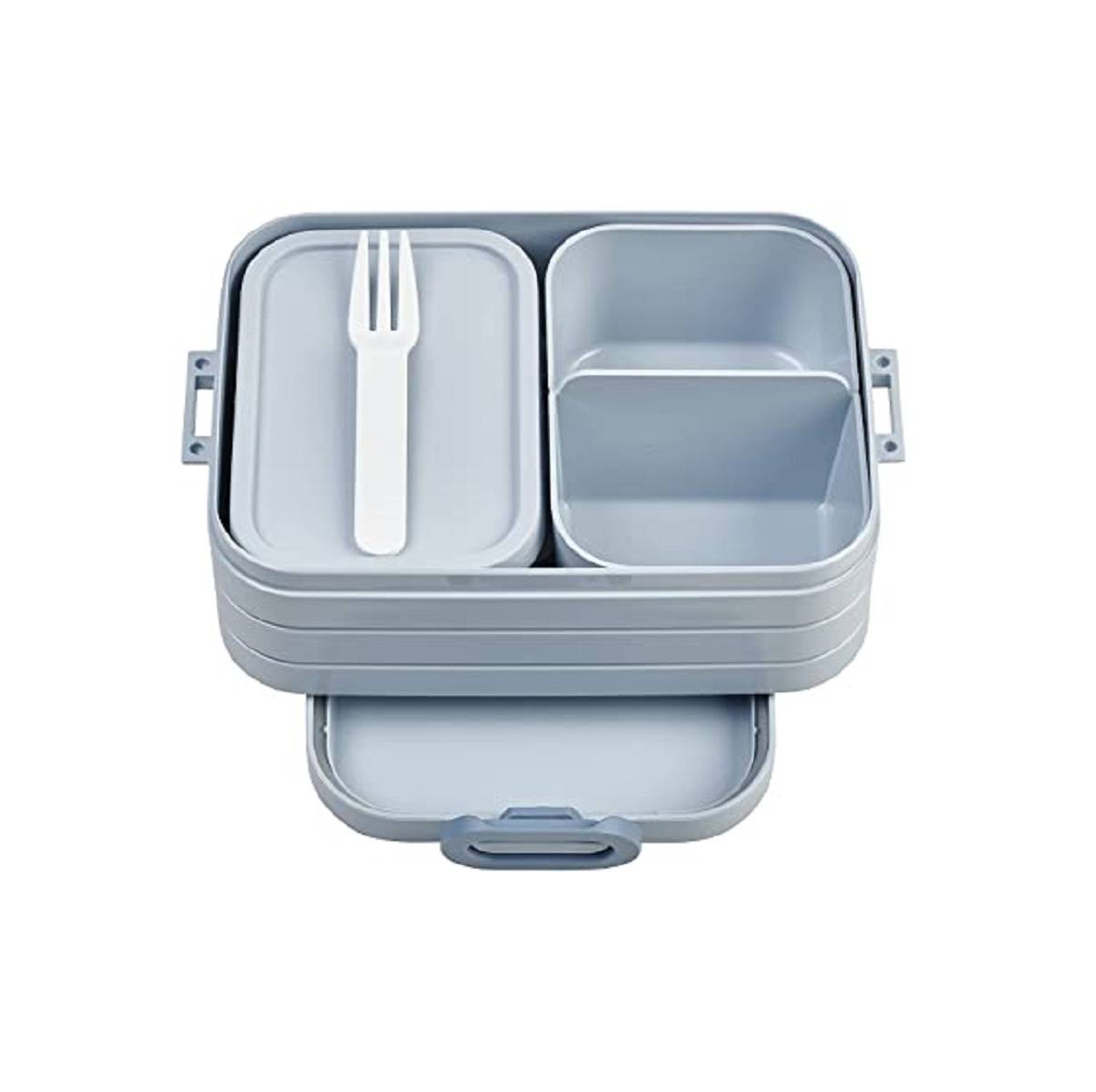 Mepal - Lunchbox Take A break midi - Brotdose mit Fächern - Geeignet fur bis zu 4 Butterbrote - 900 ml - Nordic blue