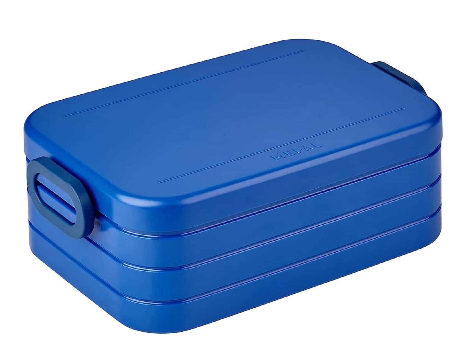 Mepal - Lunchbox Take A break midi - Brotdose mit Trennwand - Geeignet fur bis zu 4 Butterbrote - 900 ml - Vivid blue