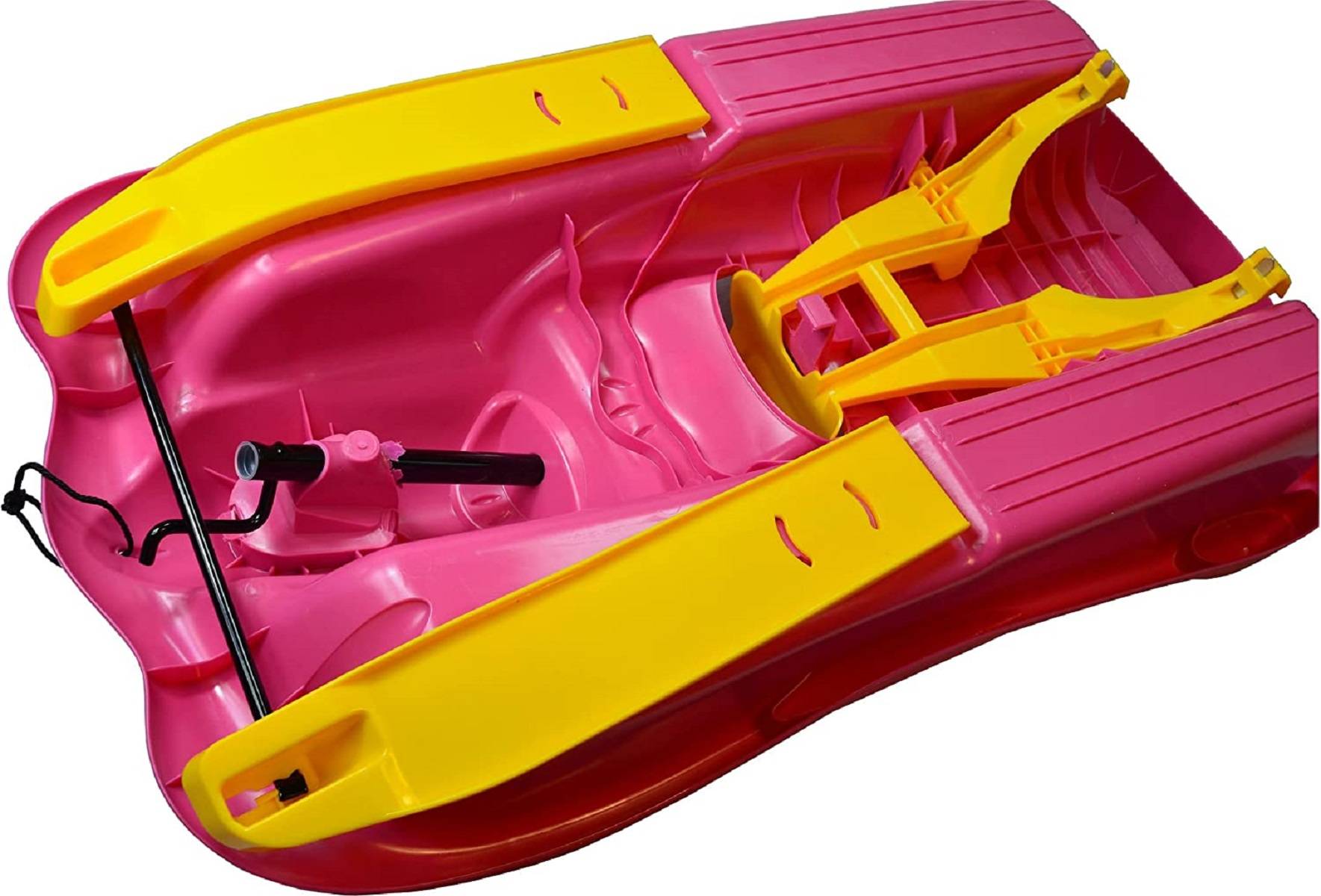 AlpenGaudi | Alpenspace | Pink Girls Only | 100x54x28 cm | Lenkbob für Mädchen | hoher Fahrspaß | robust und langlebig | ergonomisches Design | ide