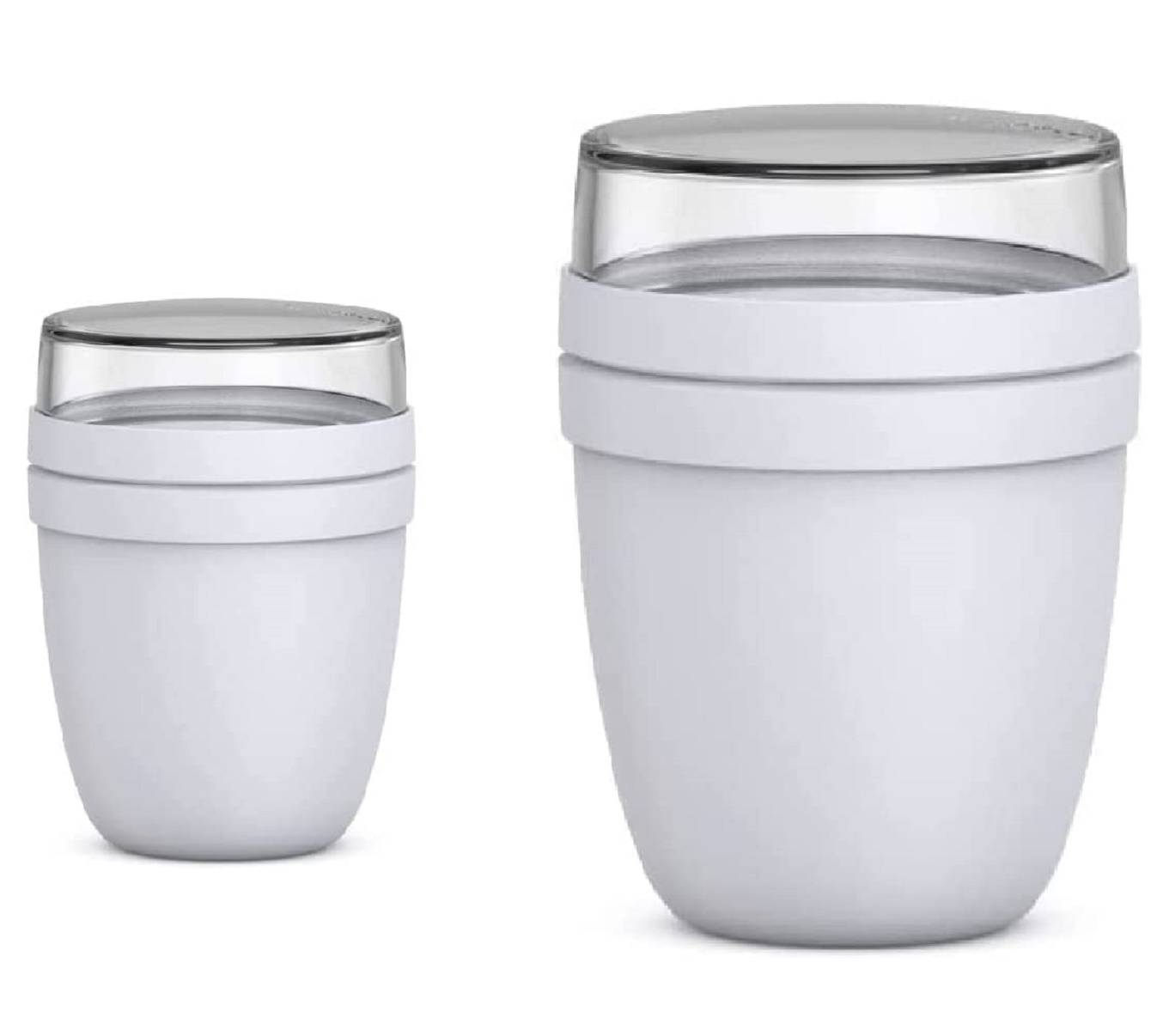 Mepal Duo Pack Lunchpot Limited Edition Cool Grey / Grau Ellipse Lunchbox Essensbehälter Reisebecher