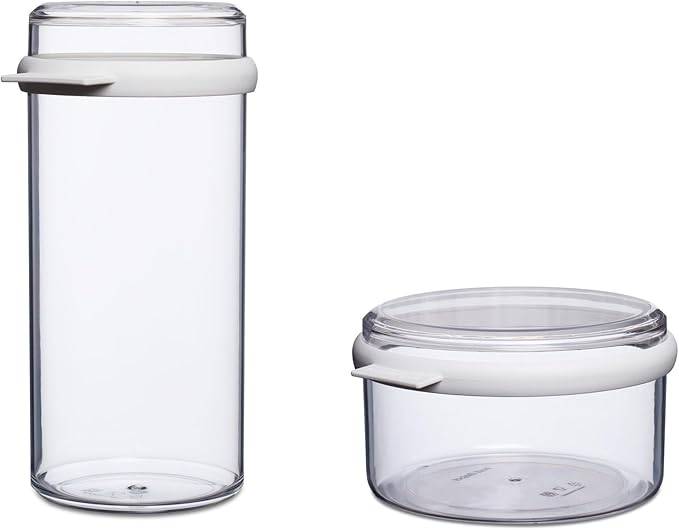 Mepal - Lebensmittelbehälter Stora Starter-Set - Transparente Aufbewahrungsbox mit Deckel für Trockene Lebensmittel - Küchenorganizer & Vorratsdose