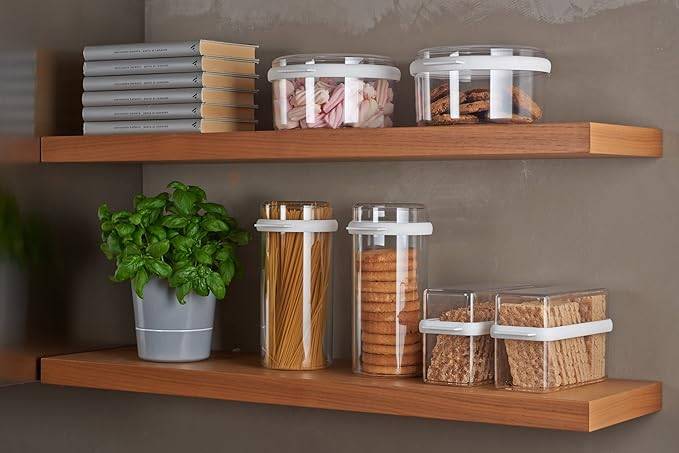 Mepal - Zwiebackdose Stora Duo Pack - Luftdichte Aufbewahrungsbox für Zwieback - Luftdichter Aufbewahrungsbehälter mit Deckel - Ideal für die Organ