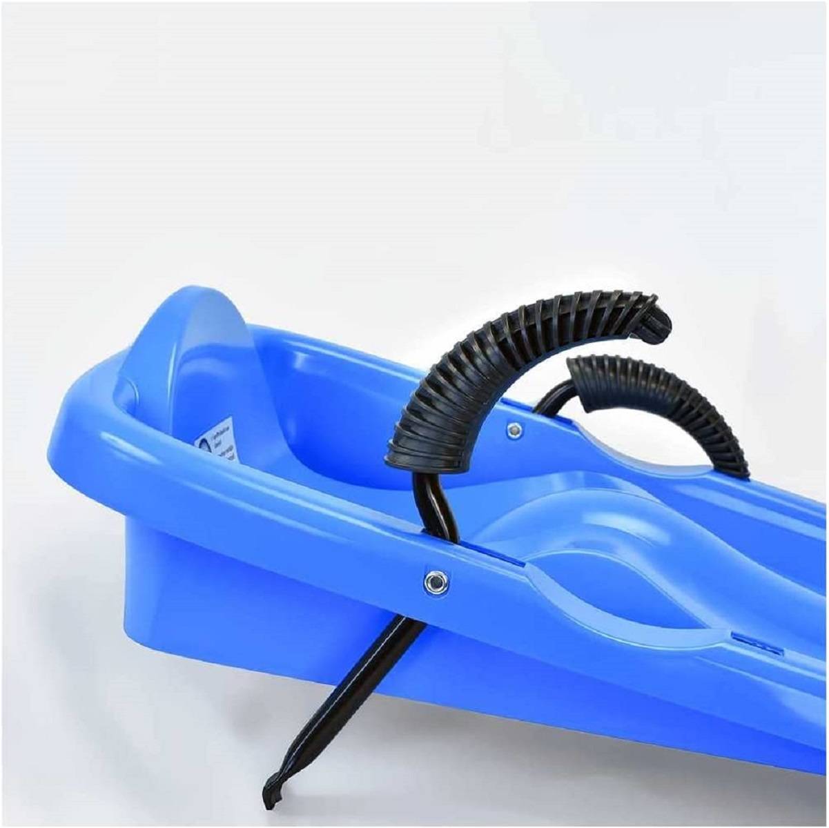 KHW | Schneebob Snow Bird De Luxe | ergonomische Sitzfläche | hohe Stabilität | ideal für Rodelspaß | Farbe: Anthrazit