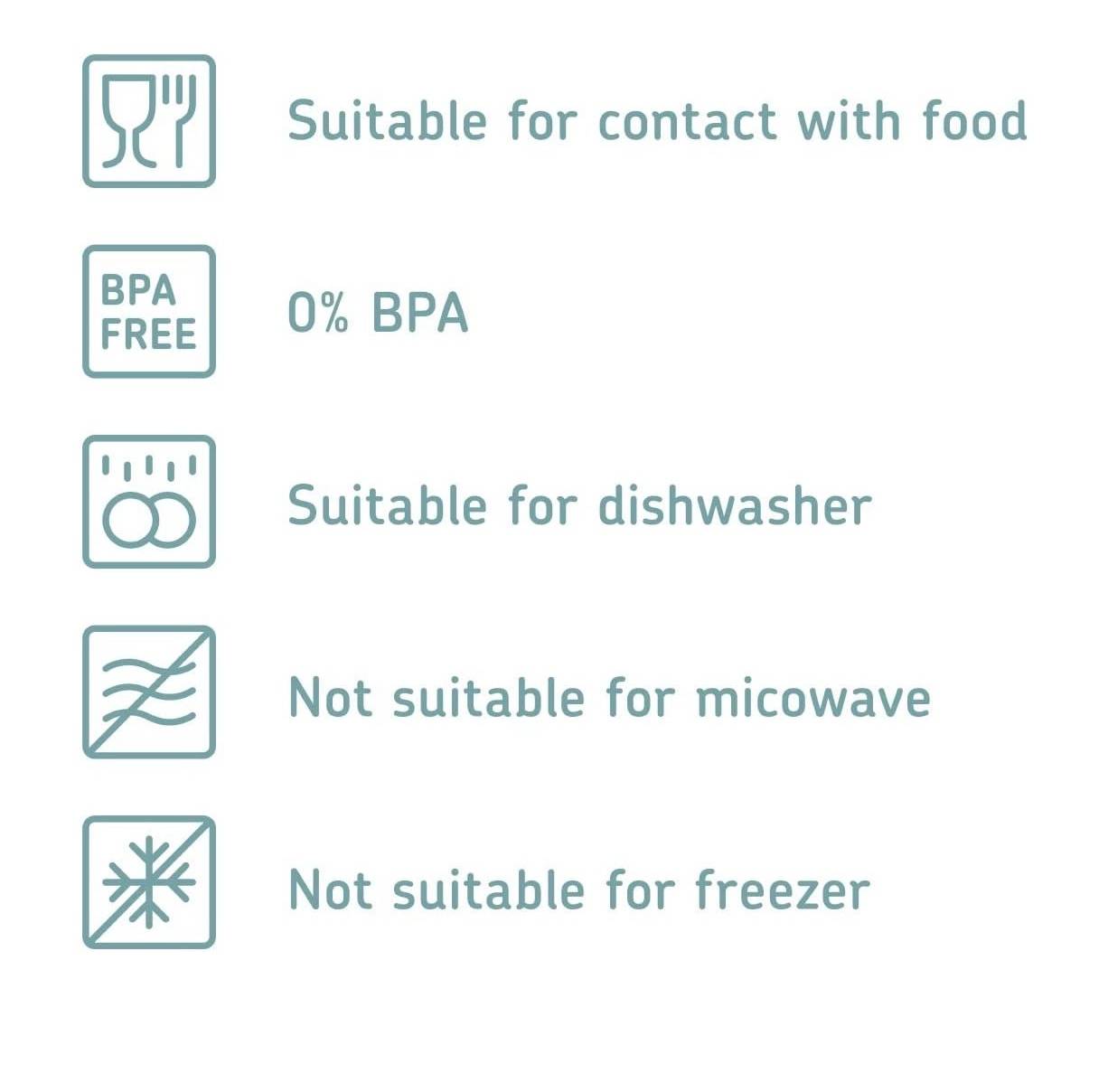 Mepal | Vorratsdosen Set Modula | 6-teilig | Nordic green | verschiedene Größen | ideal für trockene Lebensmittel | Frischhaltedosen & Ordnungsboxe