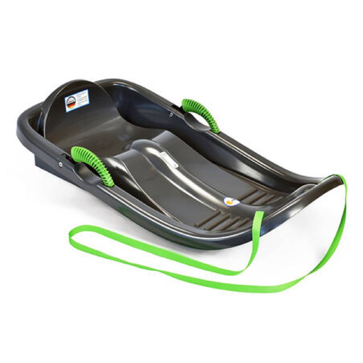 KHW Rodel Schneebob Bobschlitten Snow Bird De Luxe Anthrazit