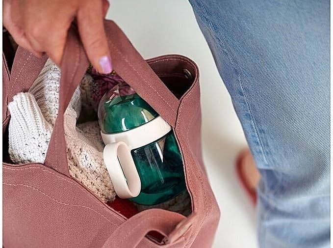 Mepal  Auslausicherer Antitropf-Trinklernbecher  Ab 6 Monaten  Baby Trinkbecher  Spülmaschinengeeignet  BPA frei  200ml  Little Farm