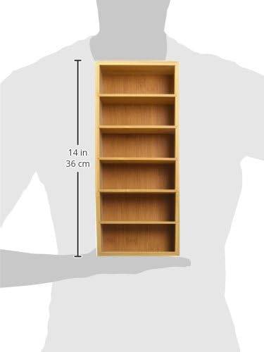 Kesper | Aufbewahrungsbox, Material: FSC®-zertifizierter Bambus, Maße: 15 x 35 x 7 cm, Farbe: Braun | 70822