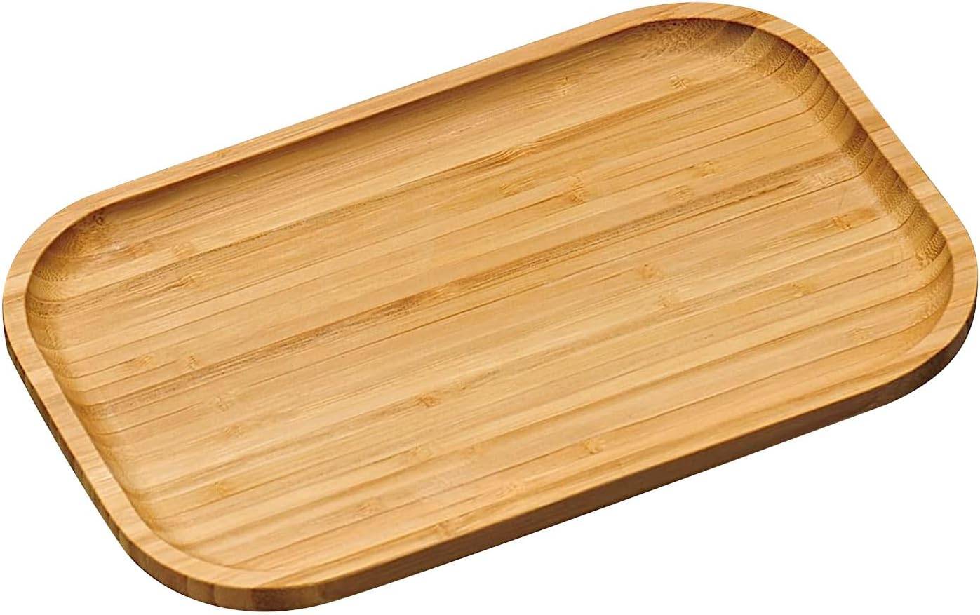 KESPER Servierbrett 58160 aus Bambus mit hochgezogenem Rand/Vesperbrett