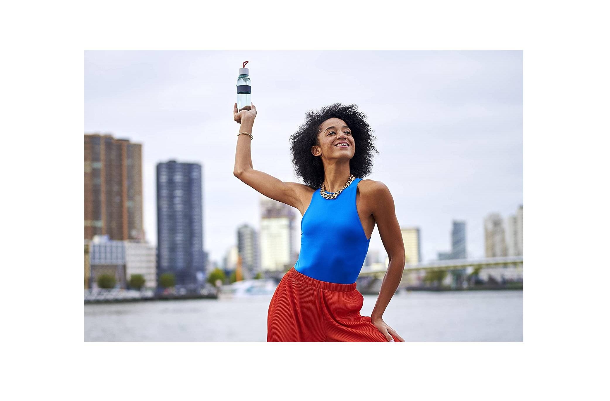 Mepal Limited Edition Trinkflasche Ellipse-Lemon Vibe – 500 ml Inhalt – auch für kohlensäurehaltige Getränke