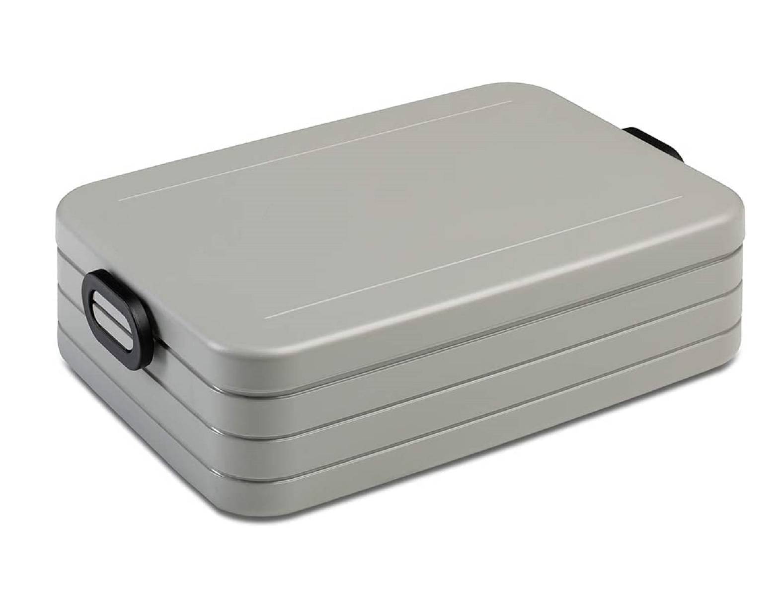 Mepal Limited Edition Bento-Lunchbox Take A – Brotdose mit Fächern, geeignet für bis zu 8 Butterbrote, TPE/pp/abs, 0 mm Silber Edition, 1500 ml