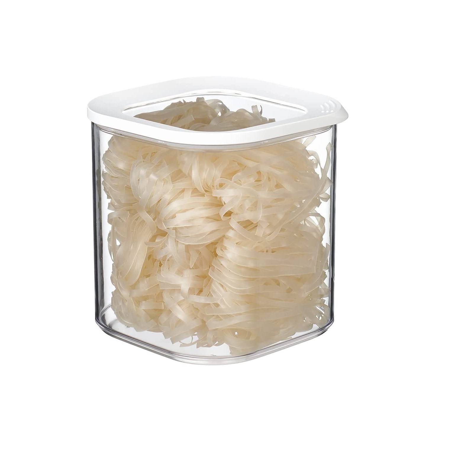 Mepal | Modula Set – 4-teilig | Vorratsdosen 2750 ml | Weiß | hygienisch & stapelbar | perfekte Aufbewahrung für Küche & Speisekammer | langlebig