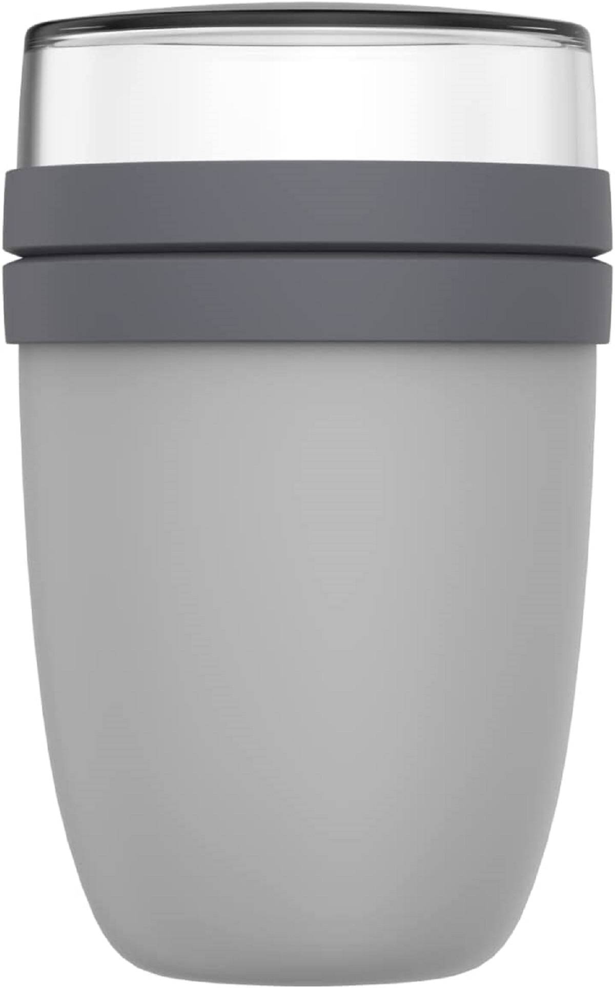 Mepal Limited Edition Lunchpot Ellipse Cool Grey / Grau – 500 ml praktischer Thermo-Essensbehälter, Joghurtbecher, to go Becher – Hält Speisen L