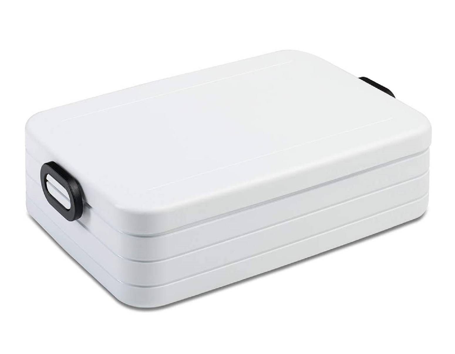 Mepal Take a Break midi – Weiß – 900 ml Inhalt – Lunchbox mit Trennwand – ideal für Mealprep – spülmaschinenfest, ABS