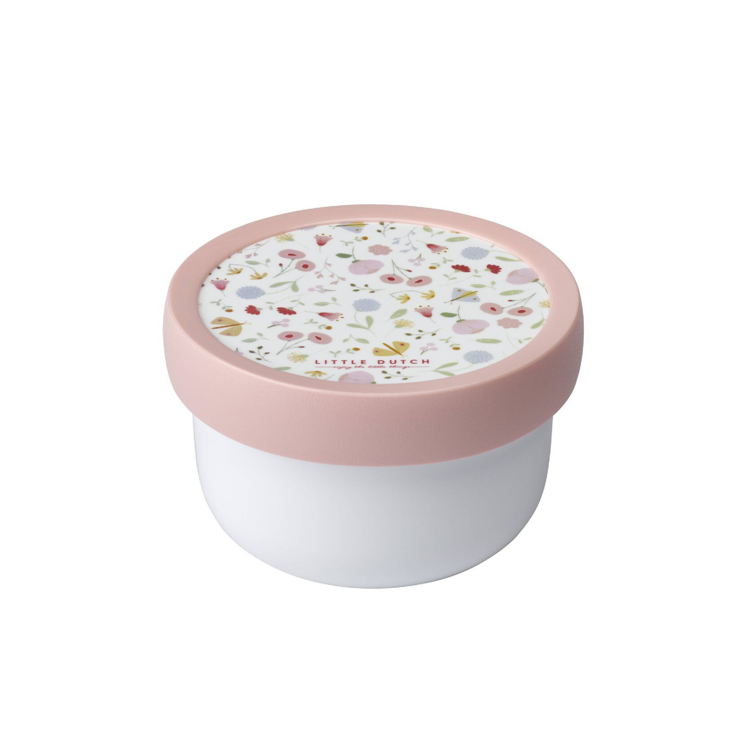 Mepal - Obstbox Campus - Snackbox für Kinder - Spülmaschinen- und mikrowellenfest - BPA-frei - 300 ml - Flowers & Butterflies