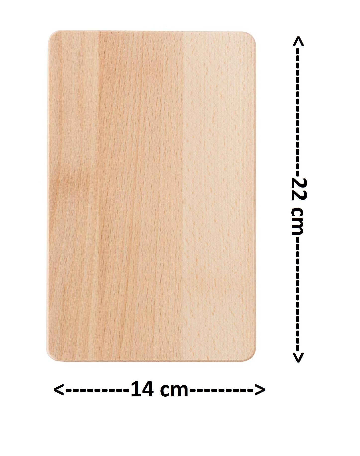 Kesper 69003 | Frühstücksbrettchen aus Birkenholz, 6-er Pack, 23 x 15 x 1 cm