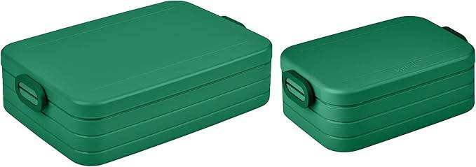 Mepal | Take a Break Duo Pack | Brotdose To Go | Lunchboxen für 2 bis 4 Sandwiches oder 4 bis 8 Brotscheiben | ideal für Meal Prep | Essenbox mit Un