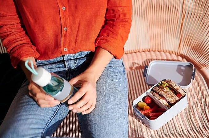 Mepal | Take a Break Duo Pack | Brotdose To Go | Lunchboxen für 2 bis 4 Sandwiches oder 4 bis 8 Brotscheiben | ideal für Meal Prep | Essenbox mit Un