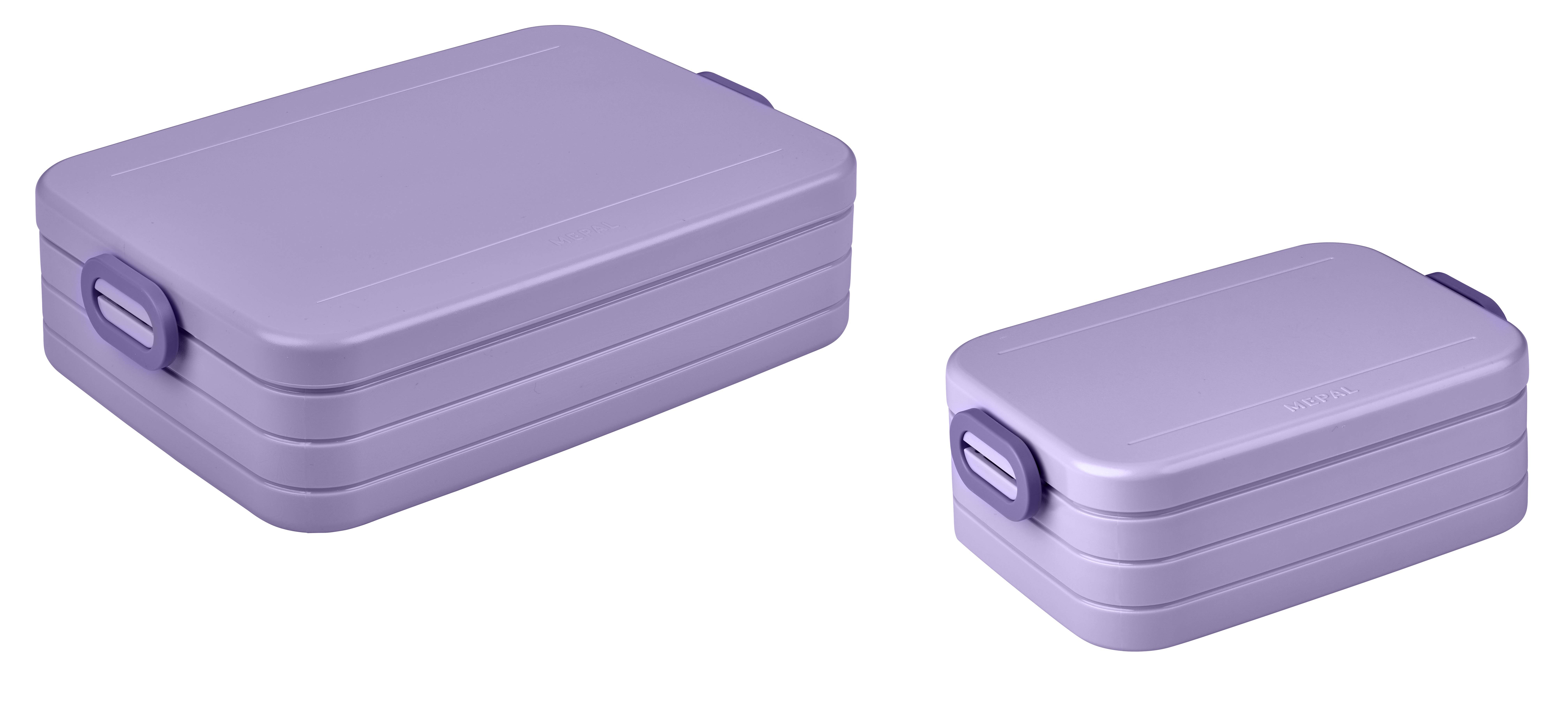 Mepal | Take a Break Duo Pack | Brotdose To Go | Lunchboxen für 2 bis 4 Sandwiches oder 4 bis 8 Brotscheiben | ideal für Meal Prep | Essenbox mit Un