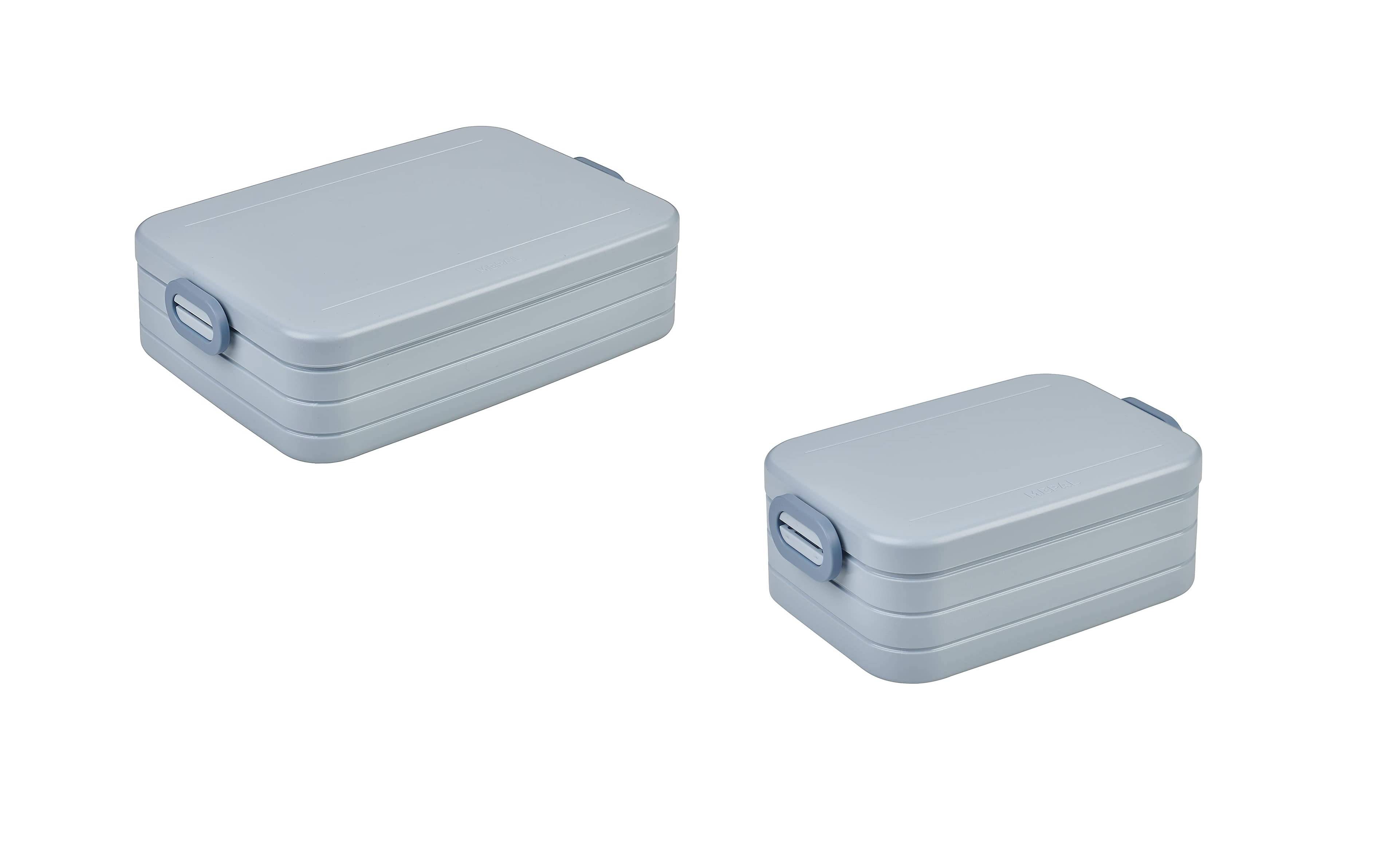 Mepal | Take a Break Duo Pack | Brotdose To Go | Lunchboxen für 2 bis 4 Sandwiches oder 4 bis 8 Brotscheiben | ideal für Meal Prep | Essenbox mit Un