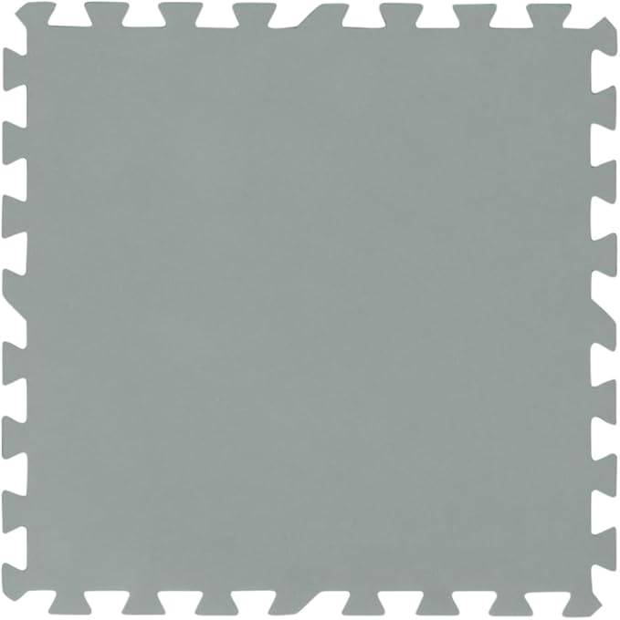 Bestway Pool-Bodenschutzfliesen Set 9 Stück á 50 x 50 cm, grau