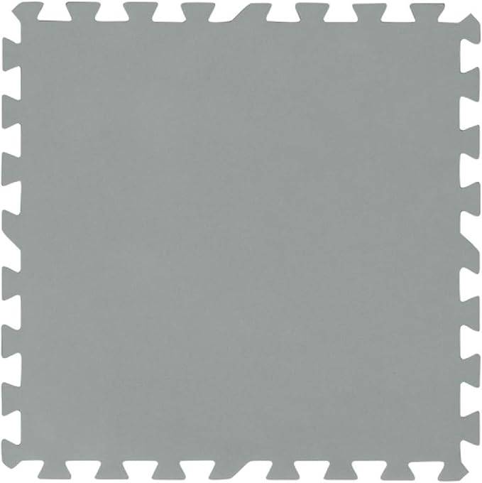 Bestway | Flowclear Pool-Bodenschutzfliesen XL-Pack | 18 Stück á 50 x 50 cm | Grau | ideal um Schutz des Poolbodens und des Rasens