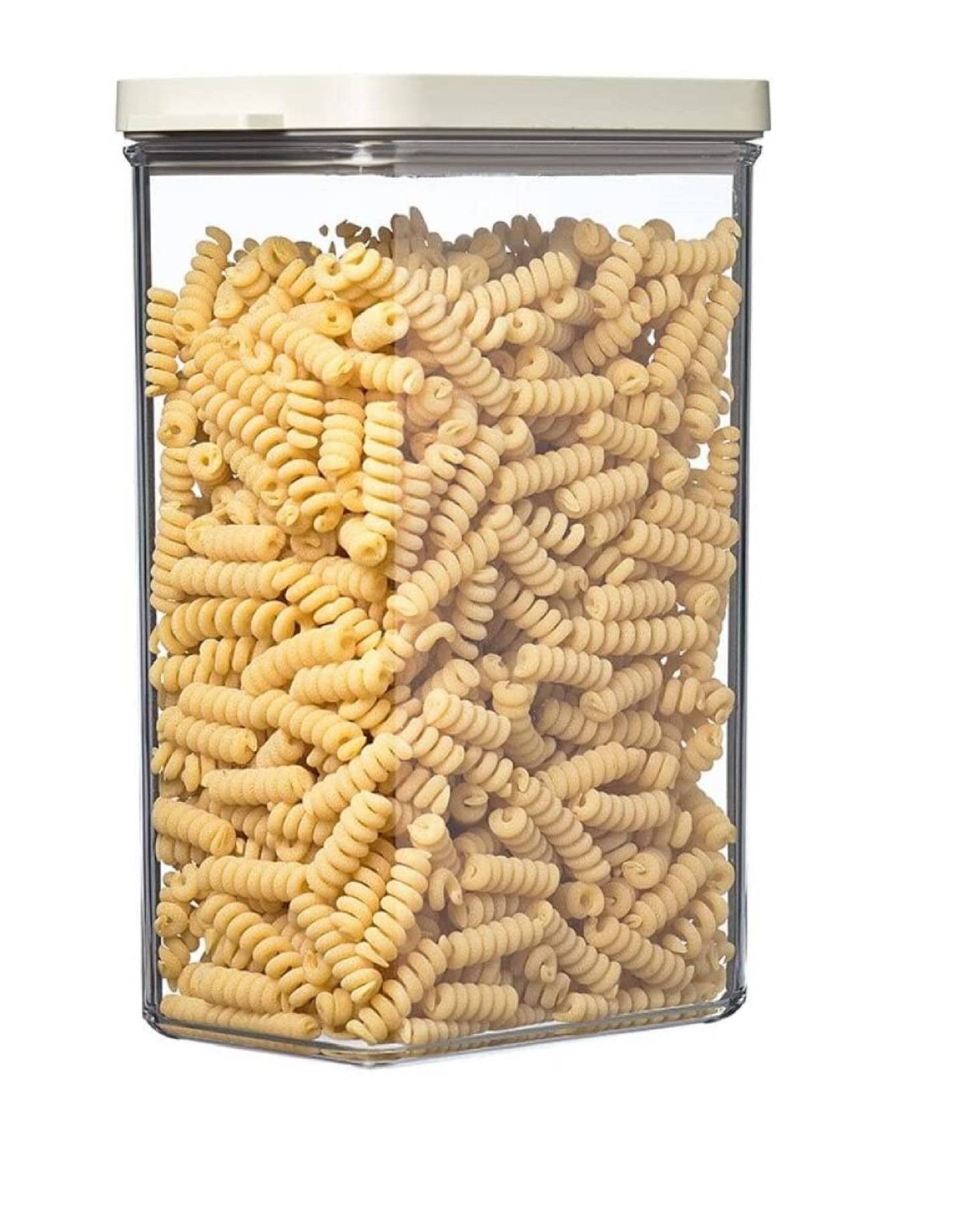 Mepal | Omnia Vorratsdosen-Set | rechteckig 2000 ml | Nordic White | ideale Aufbewahrungslösung | langlebiges Design