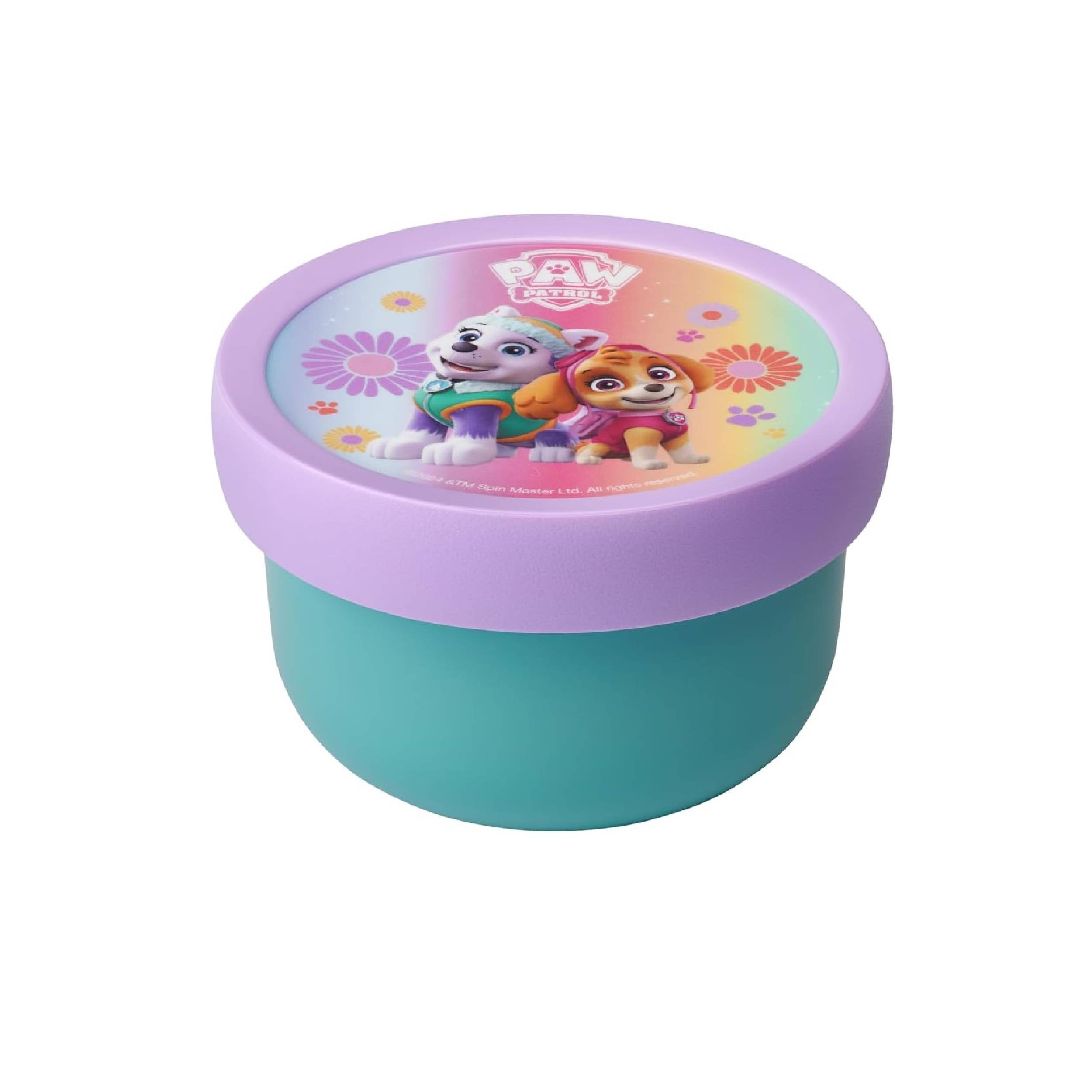 Mepal - Obstbox Campus - Snackbox für Kinder - Spülmaschinen- und mikrowellenfest - BPA-frei - 300 ml - Paw Patrol Girls